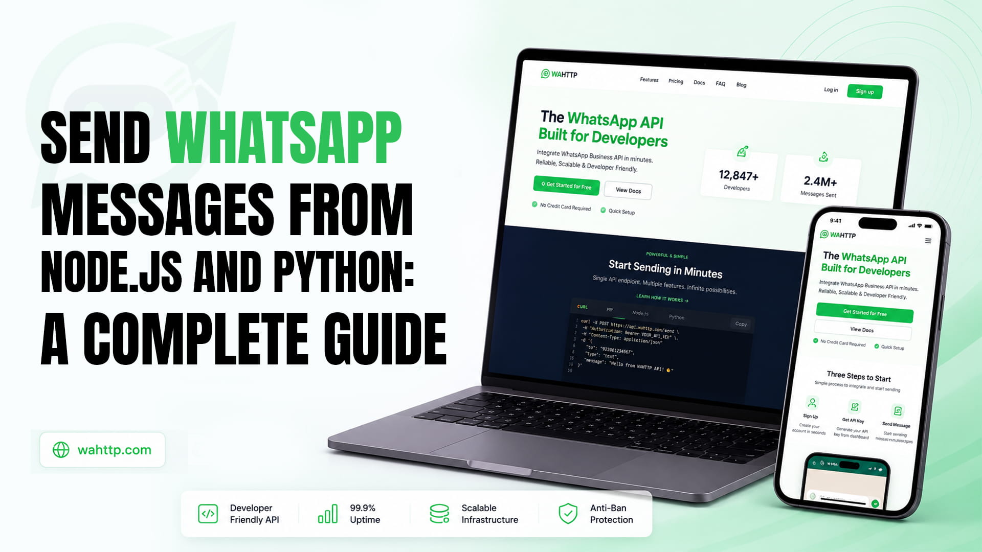 Send WhatsApp Messages from Node.js and Python: A Complete Guide
