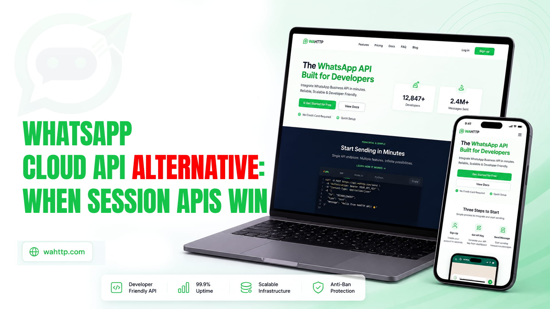 WhatsApp Cloud API Alternative: When Session APIs Win