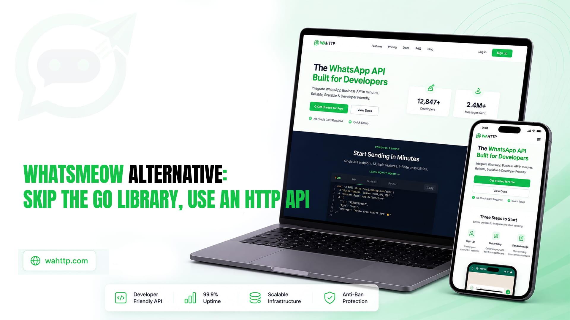 Whatsmeow Alternative: Skip the Go Library, Use an HTTP API