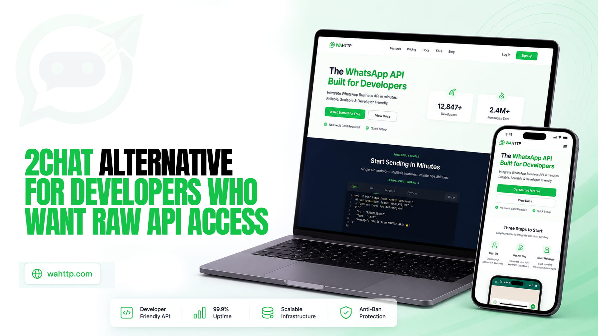2Chat Alternative for Developers Who Want Raw API Access