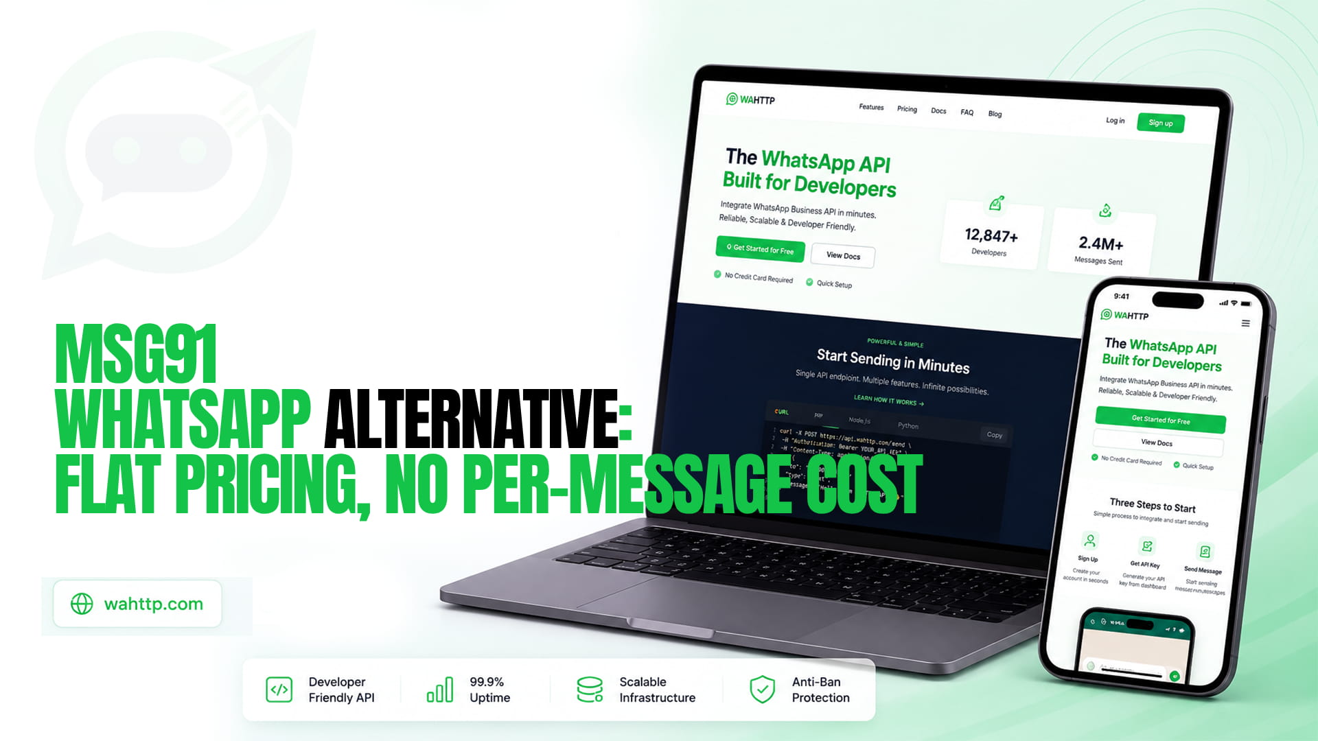 MSG91 WhatsApp Alternative: Flat Pricing, No Per-Message Cost