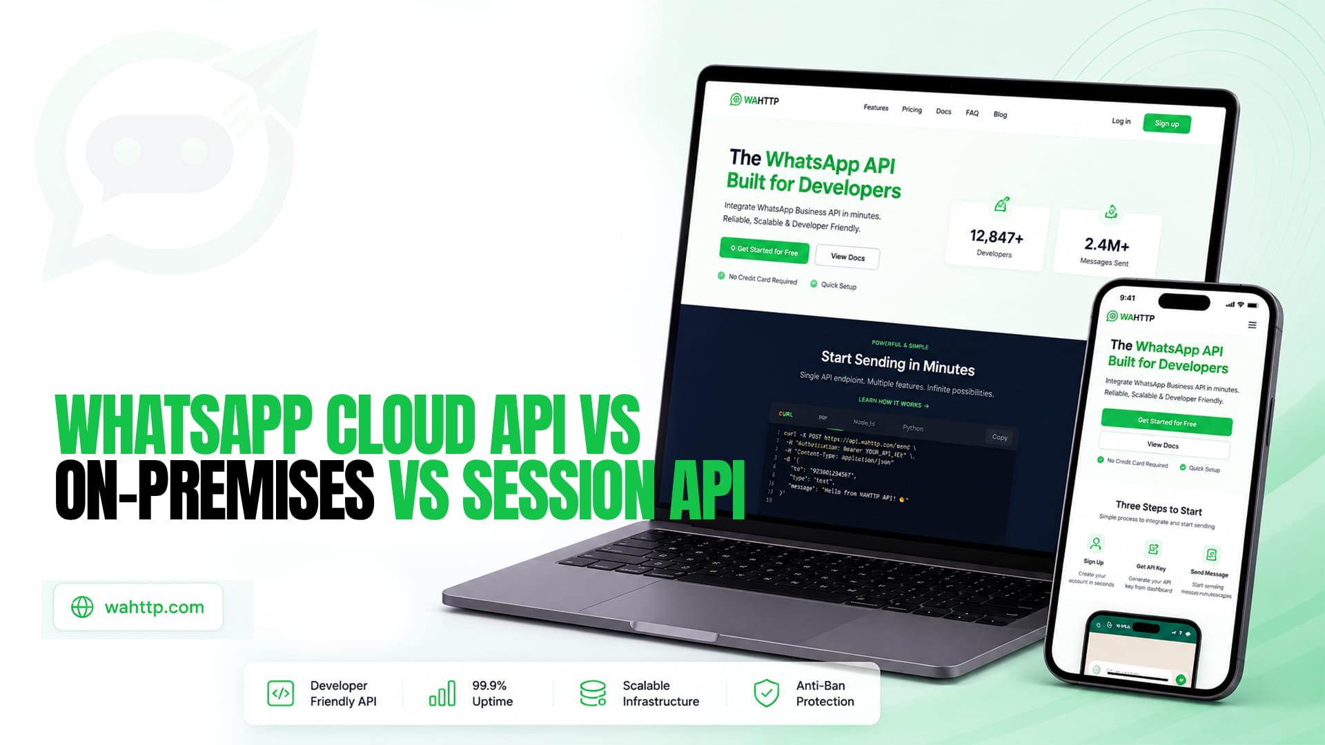 WhatsApp Cloud API vs On-Premises vs Session API