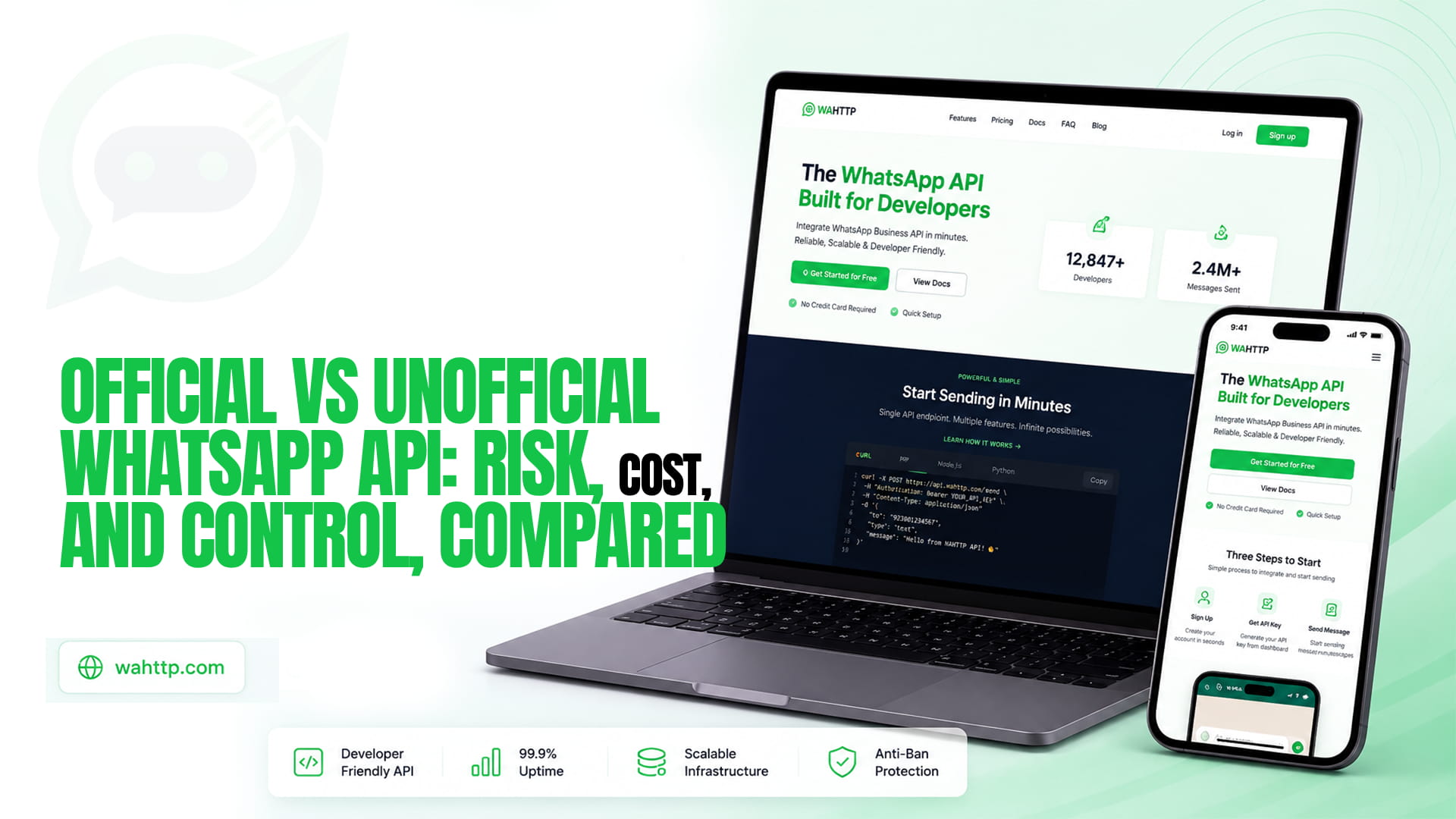 Official vs Unofficial WhatsApp API: Risk, Cost, and Control, Compared